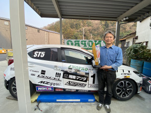 「スーパー耐久」で年間優勝したTEAM NOPROの野上敏彦さん。メカニックとレーサーへの思い